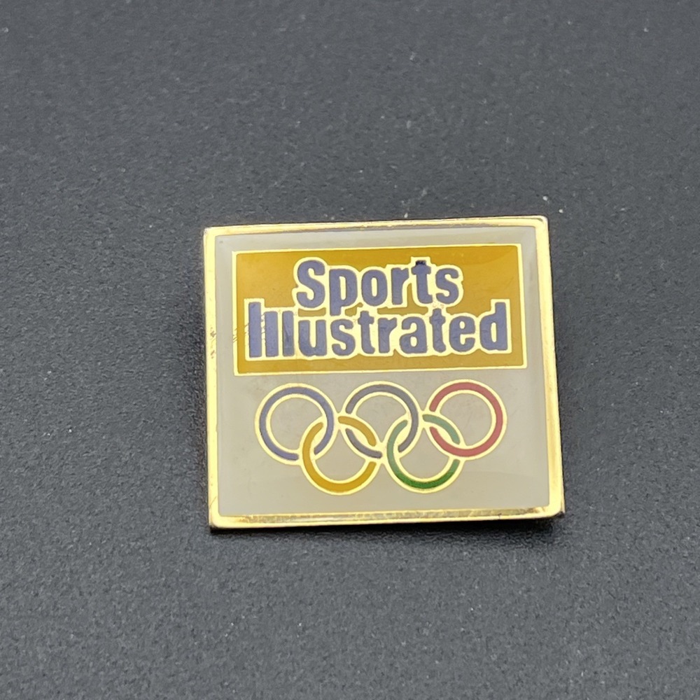 Vintage 1988 Seoul Olympics Sports Illustrated Sponsor Lapel Hat Pin‎